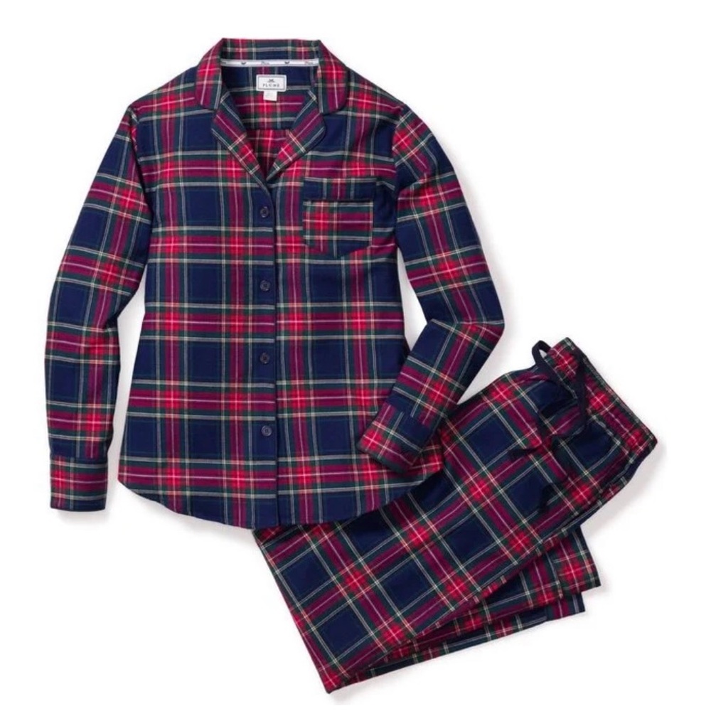Petite Plume Plaid Cotton‎ Pajamas